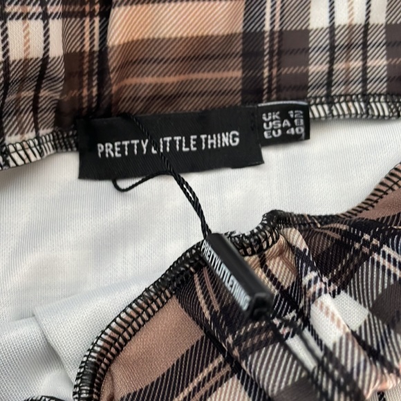 PLT Stone Cold Scuba Pleated Mini Skirt - Picture 6 of 9